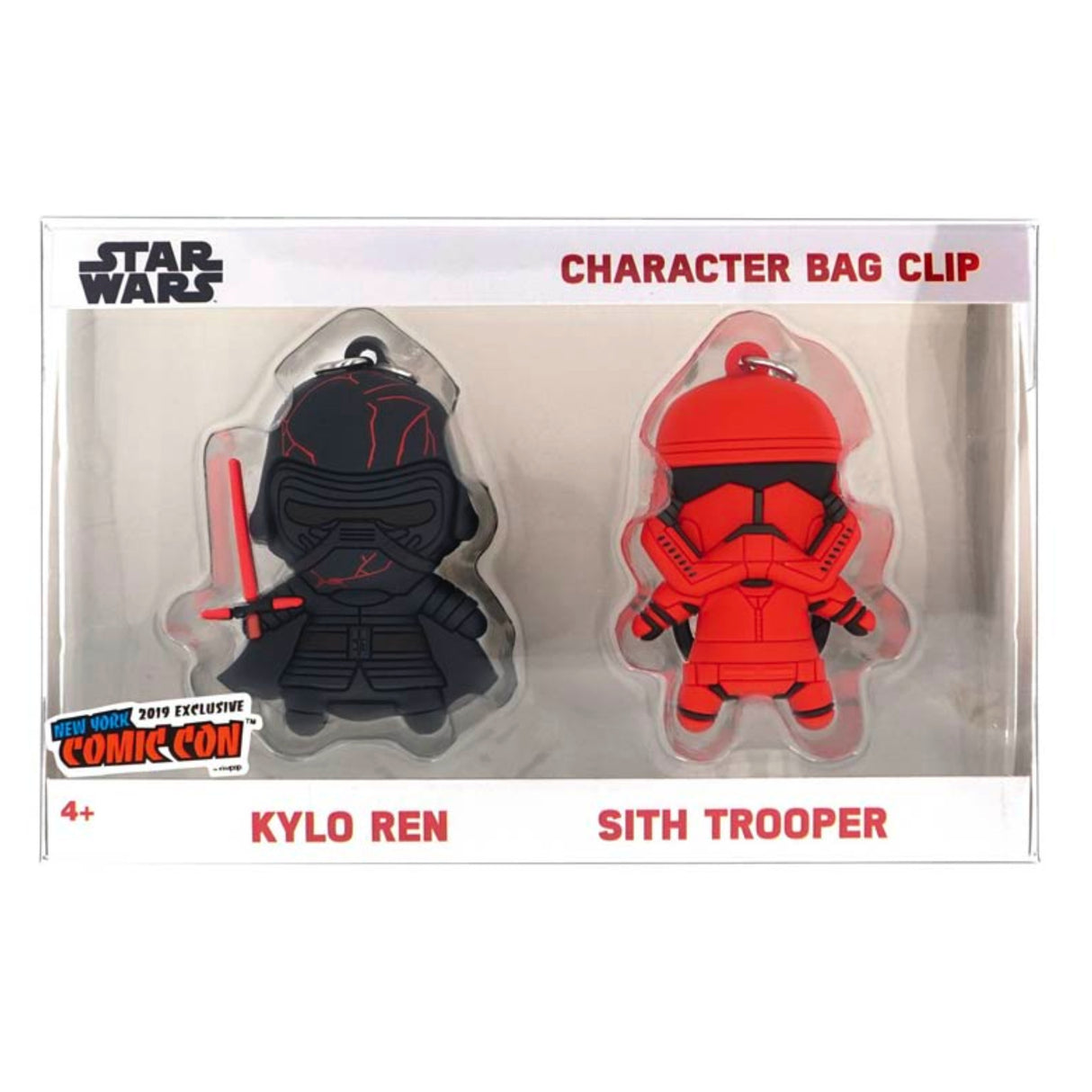 Star Wars Kylo Ren & Sith Trooper Bag Clip Set - Comic Con Exclusive 2019