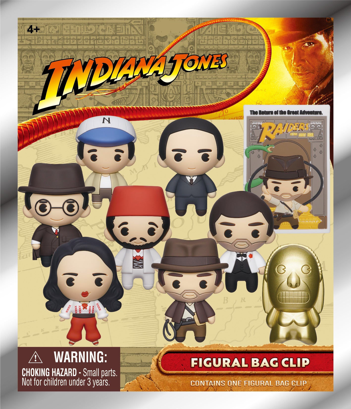 Indiana Jones 3D Mystery Bag Clip