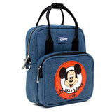 Disney 100 Mickey Mouse Club Deluxe Denim Crossbody Bag