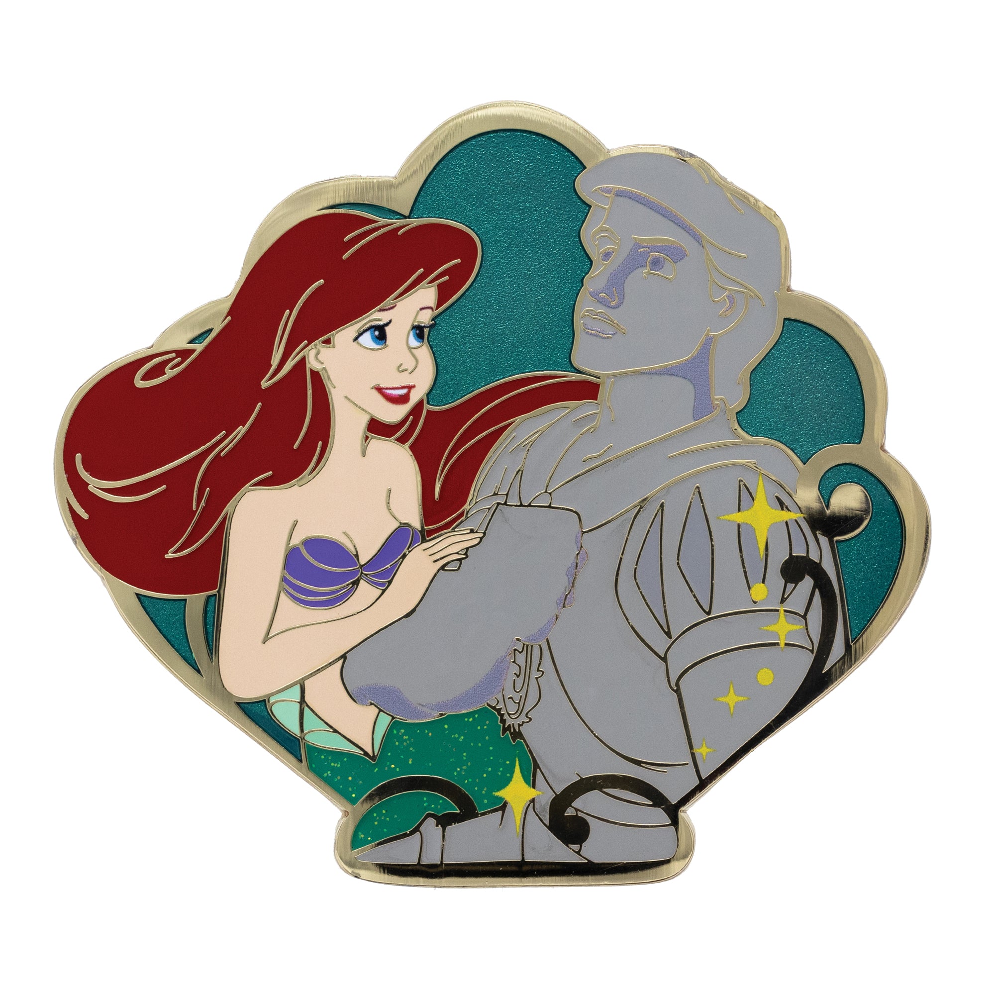 Disney The Little Mermaid 35th Anniversary Ariel and Eric Statue Collectible Pin Special Edition 300 - NEW RELEASE