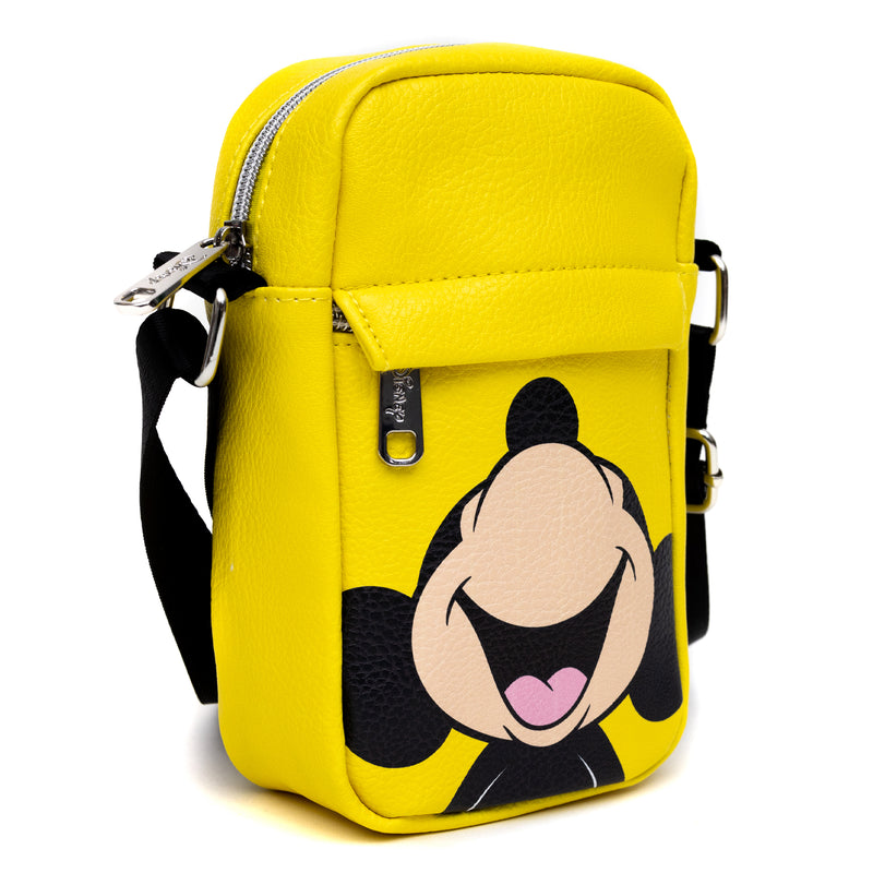 Buckle-Down Disney Mickey Mouse Smiling Up Pose Yellow Vegan