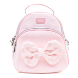 Disney Minnie Mouse Furry Pink Bow Crossbody Bag