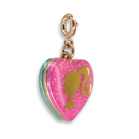 CHARM IT! - Gold Barbie Girl Heart Charm