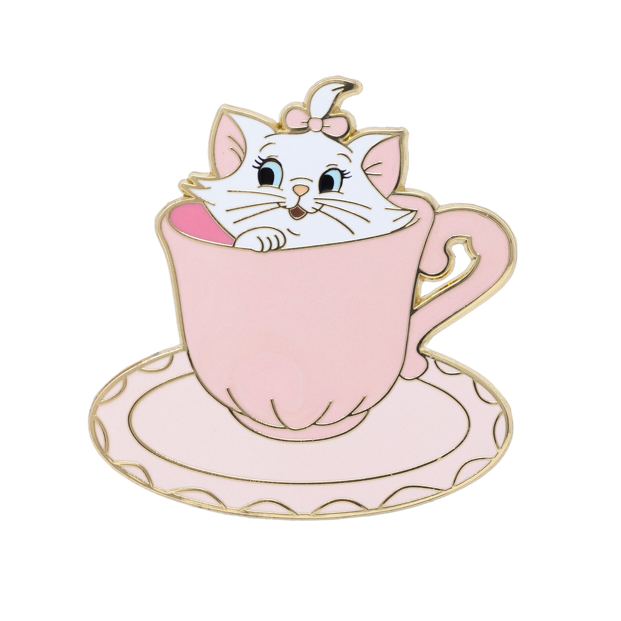 Disney The Aristocats Marie in Teacup 2.25" Collectible Pin