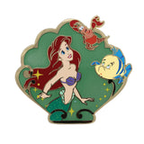 Disney The Little Mermaid 35th Anniversary Ariel with Sebastian and Flounder Collectible Pin Special Edition 300 - PREORDER