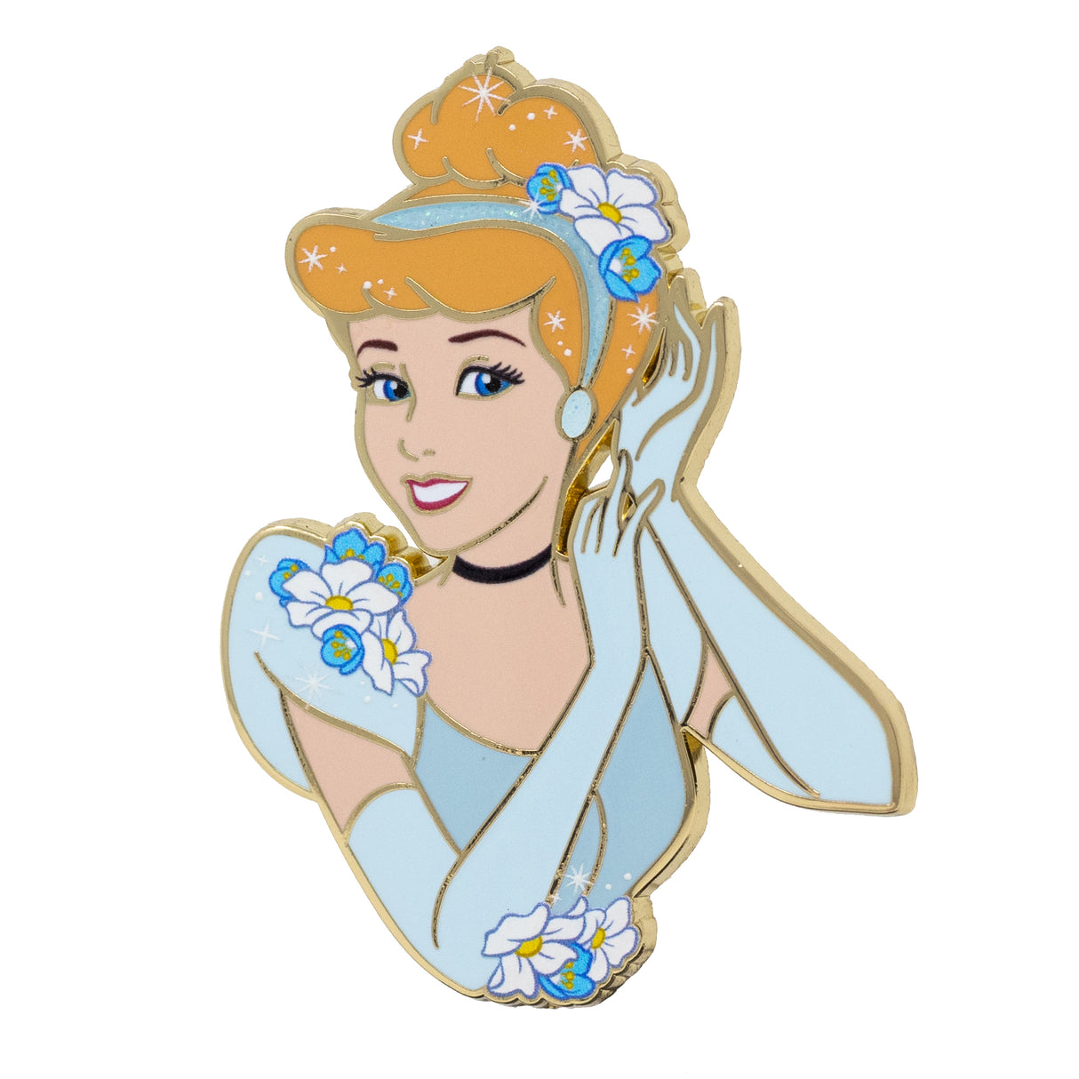 Disney Floral Princess Cinderella 2.5" Collectible Pin - NEW RELEASE