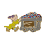 Disney Snow White and the Seven Dwarfs Dopey with Jewels 2.25" Collectible Pin - NEW RELEASE