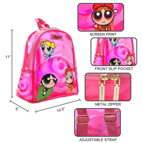 Powerpuff Girls Clear Mini Backpack