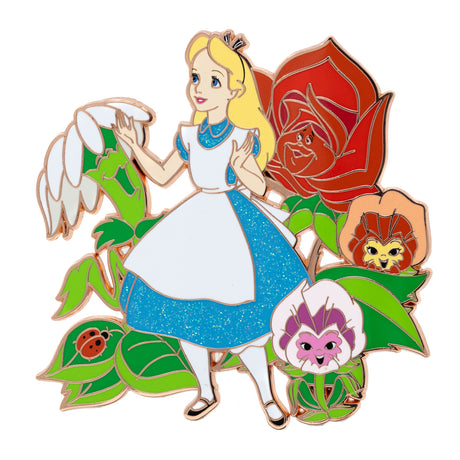 Disney Alice in Wonderland and the Flowers Collectible Pin Special Edition 300