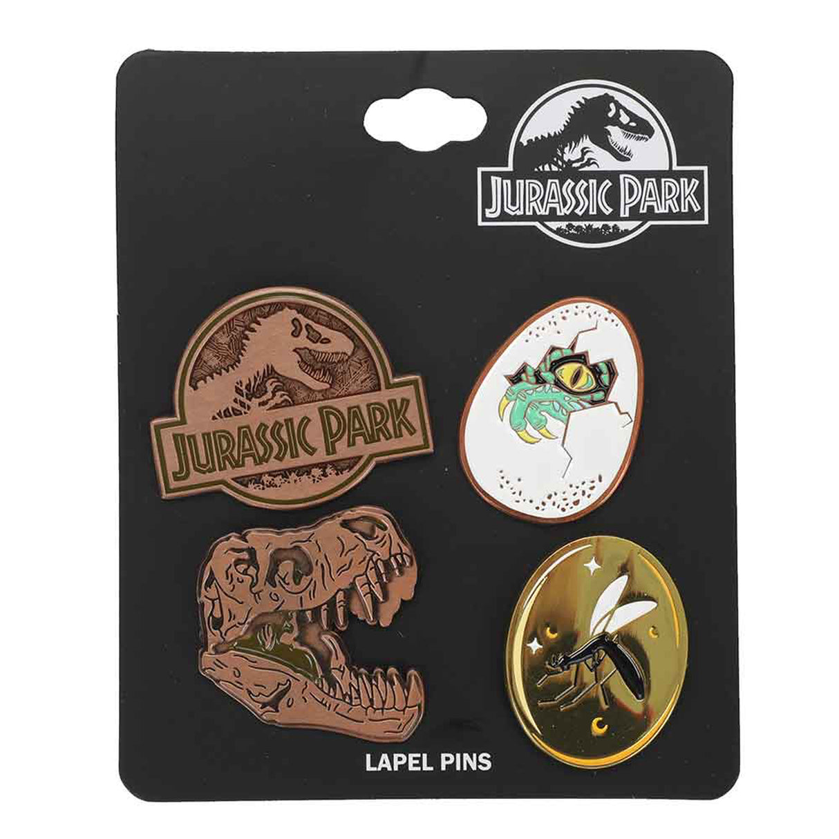 Jurassic Park 4 Piece Collectible Pin Set