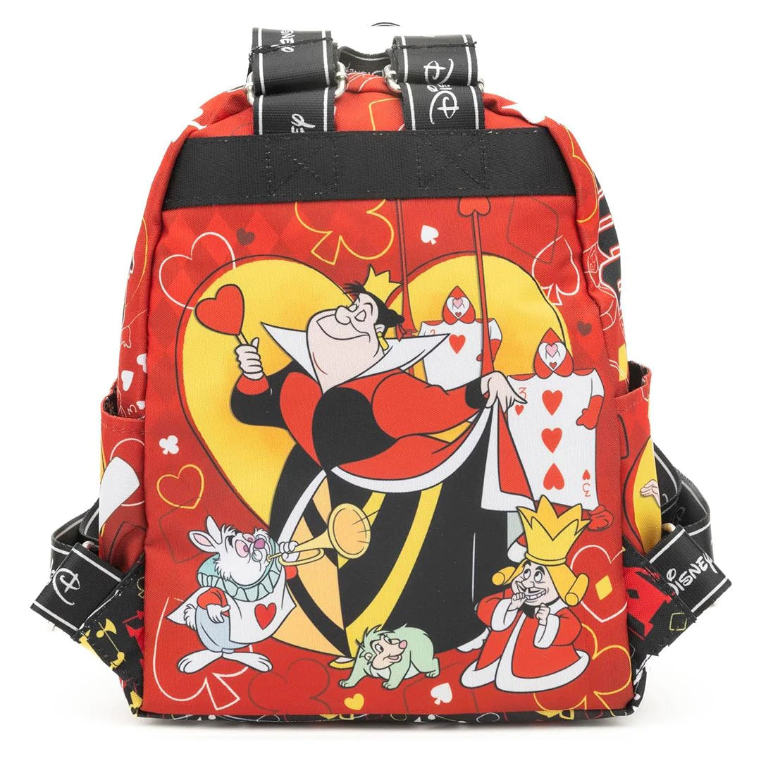 Disney Alice in Wonderland Queen of Hearts Park Day Nylon Mini Backpack