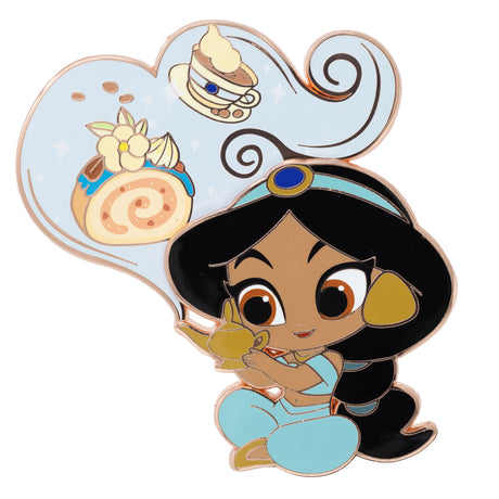 Disney Cutie Princess & Food Series Jasmine 3" Collectible Pin on Pin Special Edition 400 - PREORDER