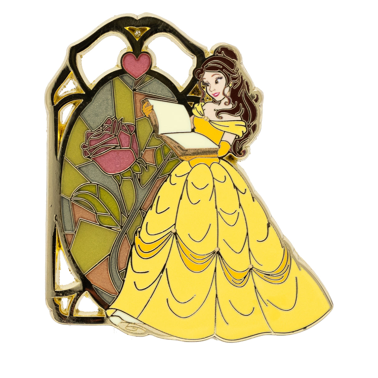 Disney Beauty and the Beast Belle Window 2.25" Collectible Pin