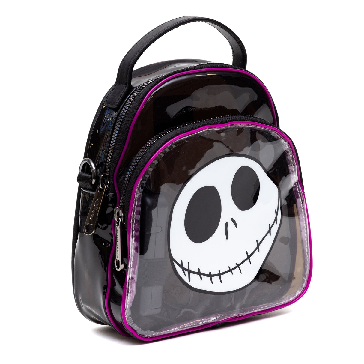 Nightmare Before Christmas LIGHT UP Jack Skellington Clear LED Crossbody Bag