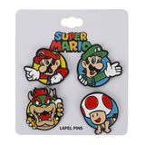 Super Mario 4 Piece Pin Set