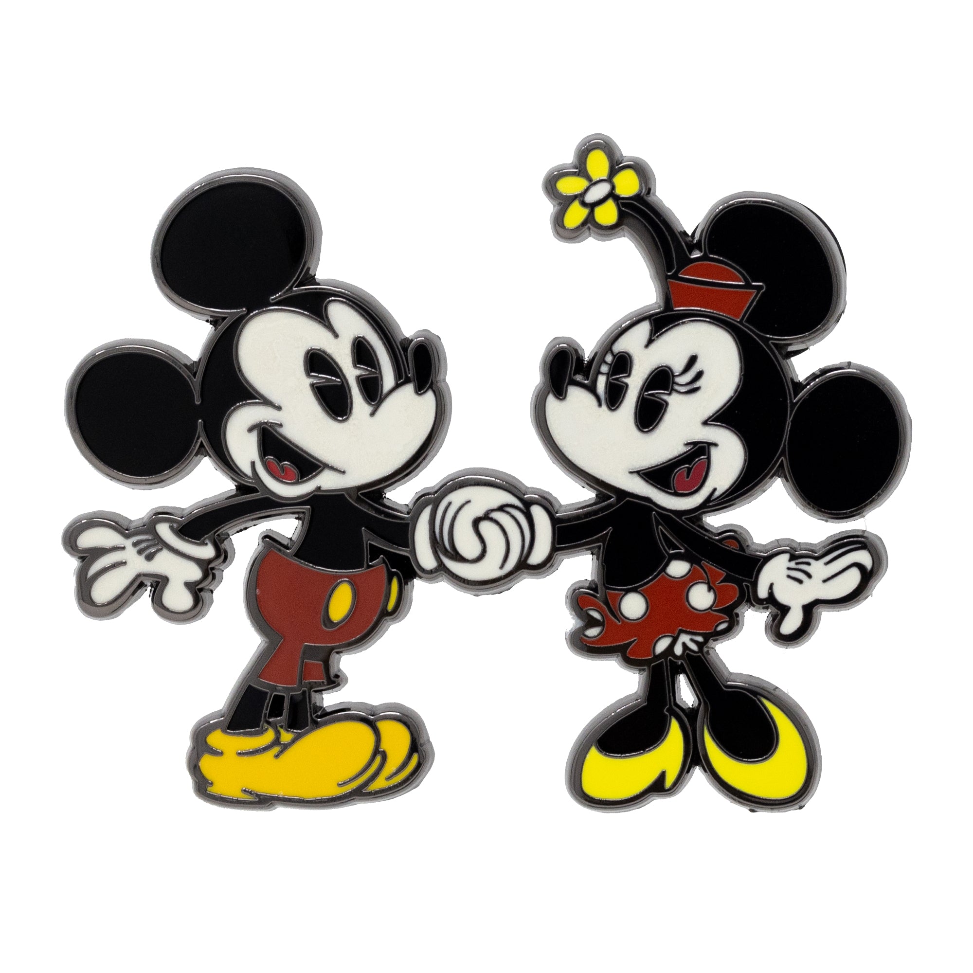 Disney Mickey and Minnie 2.5" Collectible Pin