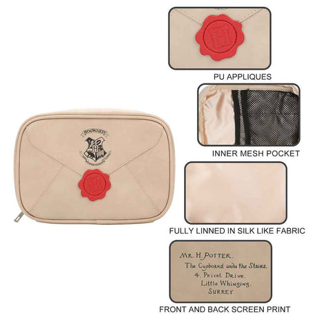 Harry Potter Hogwarts Seal Cosmetic Bag Set