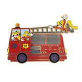 Disney Mickey, Donald, and Goofy Engine 28 Firefighters 3.25" Collectible Pin on Pin Special Edition 300 - NEW RELEASE