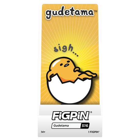 Gudetama Limited Edition 1500 3" Collectible Pin #516