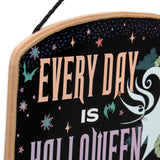 Nightmare Before Christmas Every Day Is Halloween Hanging Wood Wall Decor