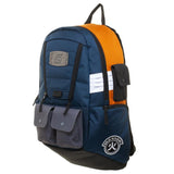 Naruto Built Up Utility Full Size Nylon Backpack