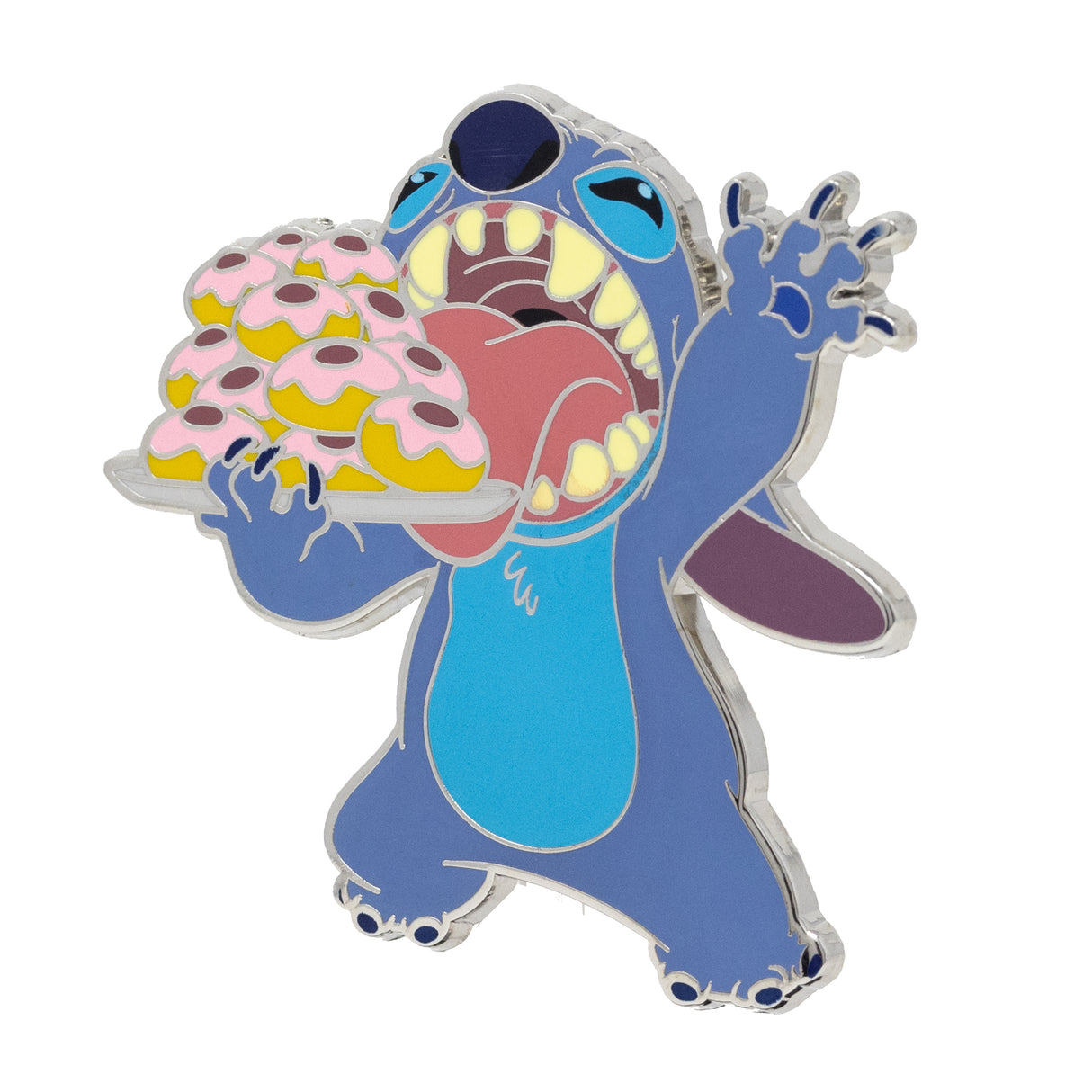 Disney Lilo and Stitch with Beignets 2.25" Collectible Pin - NEW RELEASE