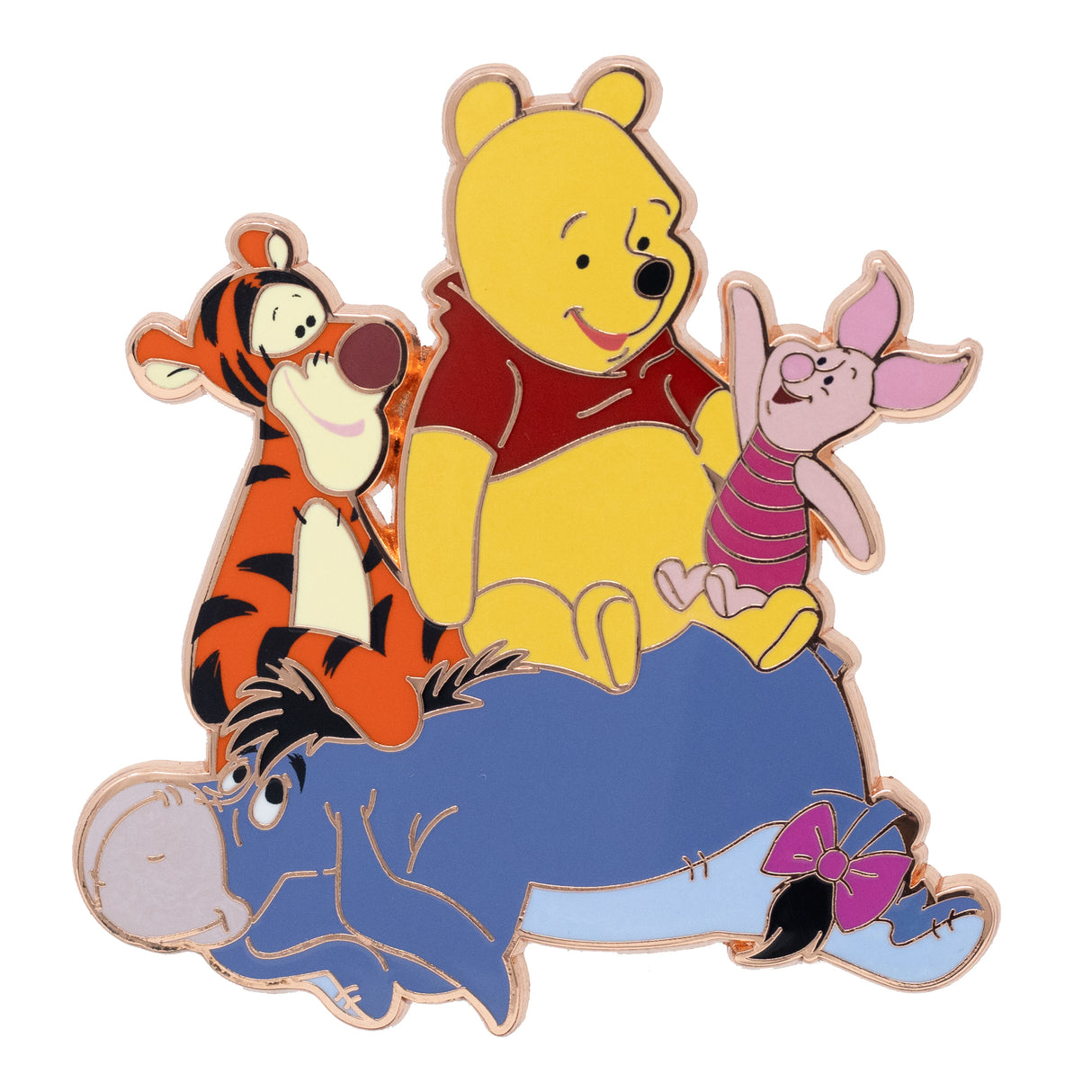 Disney Winnie the Pooh Group 2.25" Collectible Pin - NEW RELEASE