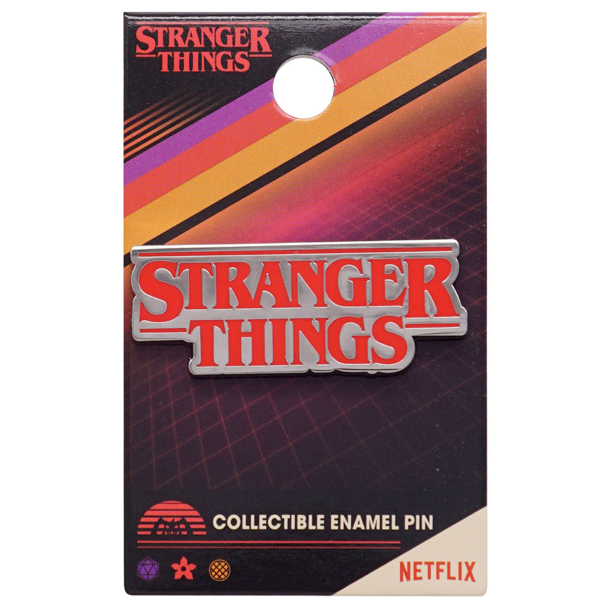 Stranger Things Logo 1.75" Collectible Pin