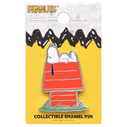 Peanuts Snoopy on Doghouse 1.75" Collectible Pin