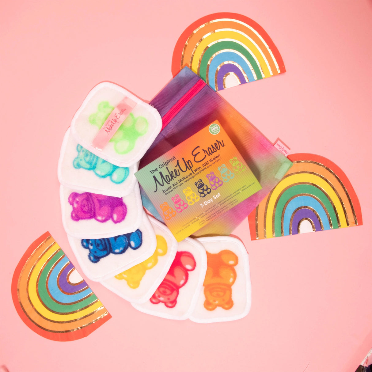 Gummy Bears 7 Piece Makeup Eraser Set