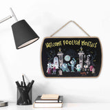 Disney Haunted Mansion Welcome Foolish Mortals Hanging Wall Decor