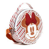 Minnie Mouse Holiday Gingerbread Round Crossbody Bag