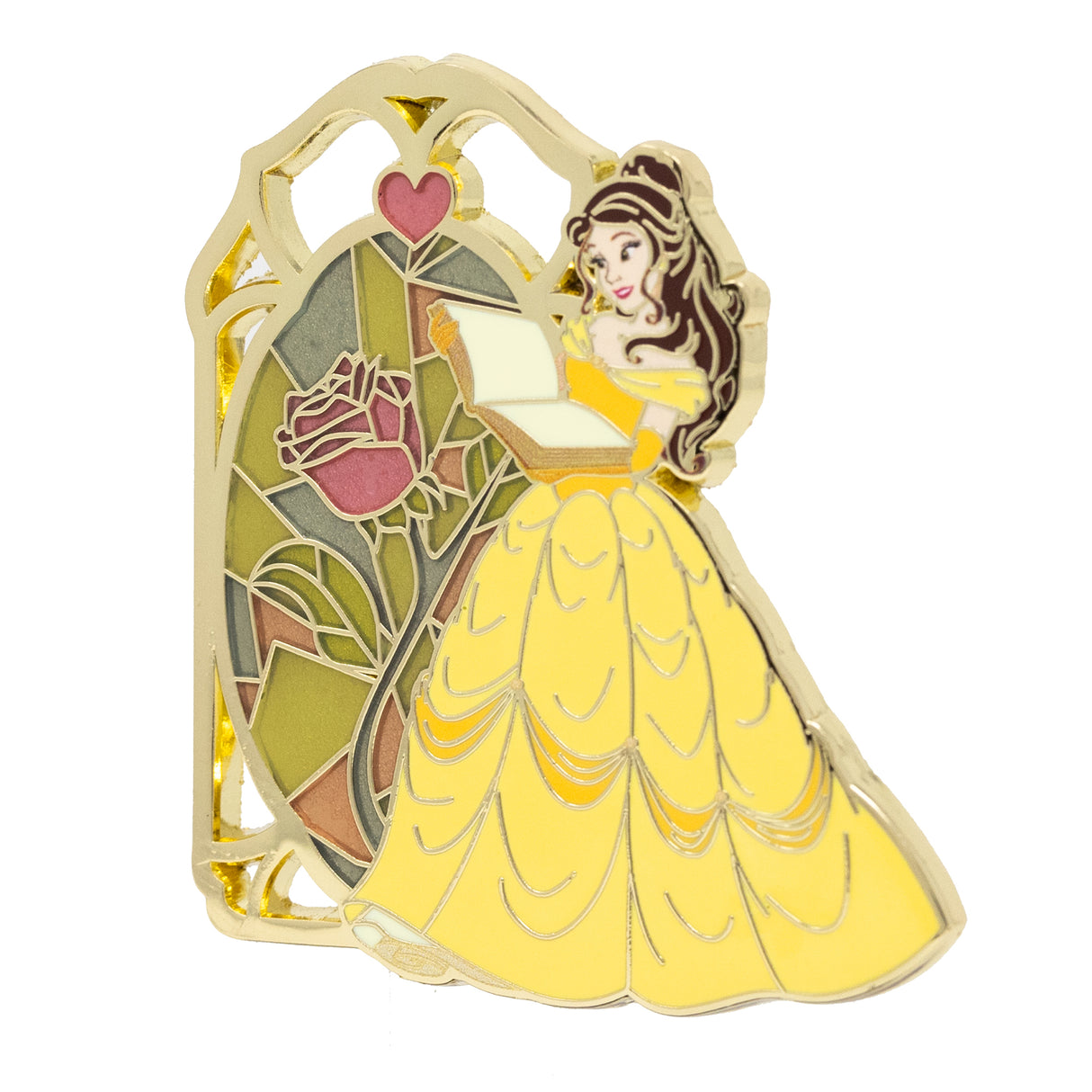 Disney Beauty and the Beast Belle Window 2.25" Collectible Pin - NEW RELEASE