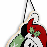 Disney Mickey Mouse Wreath Christmas Hanging Wood Wall Decor