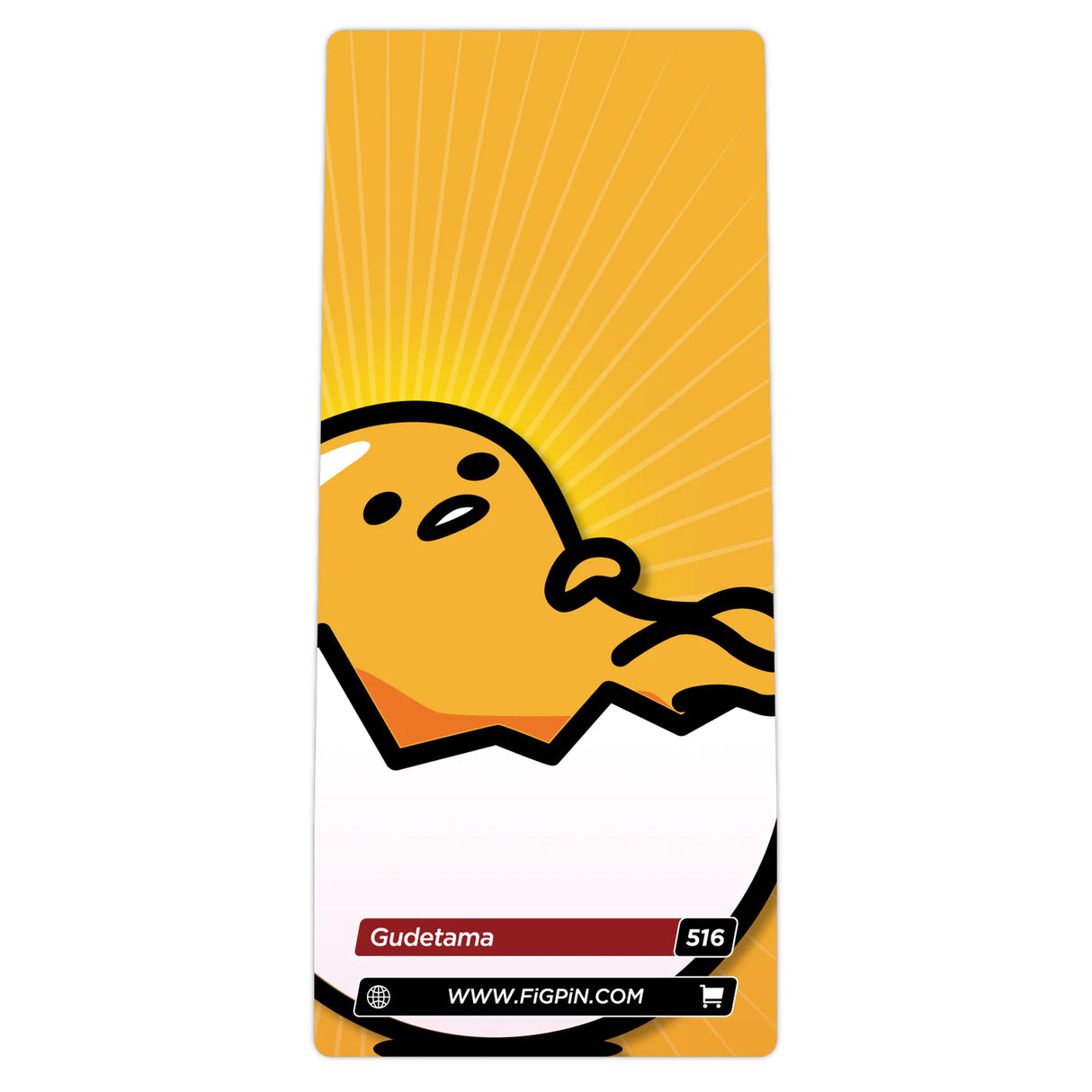 Gudetama Limited Edition 1500 3" Collectible Pin #516