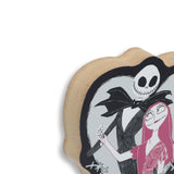 Nightmare Before Christmas Jack & Sally Heart Chunky Wood Decor