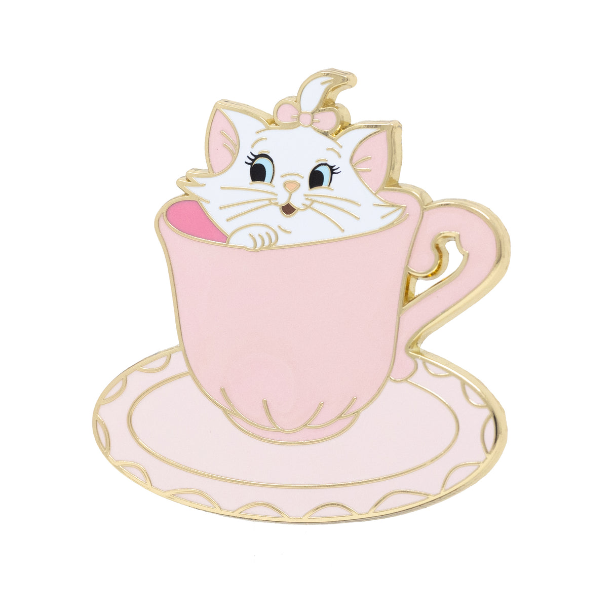 Disney The Aristocats Marie in Teacup 2.25" Collectible Pin - PREORDER