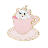 Disney The Aristocats Marie in Teacup 2.25" Collectible Pin - PREORDER