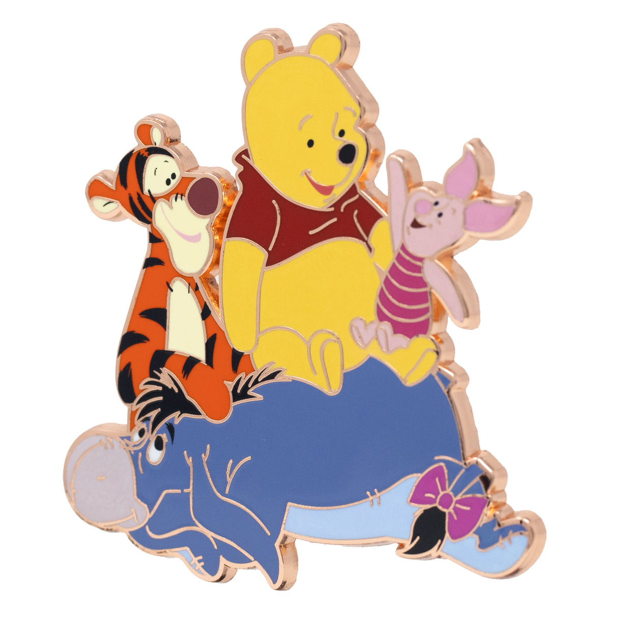 Disney Winnie the Pooh Group 2.25" Collectible Pin