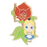 Disney Alice in Wonderland Red Rose 2" Collectible Pin