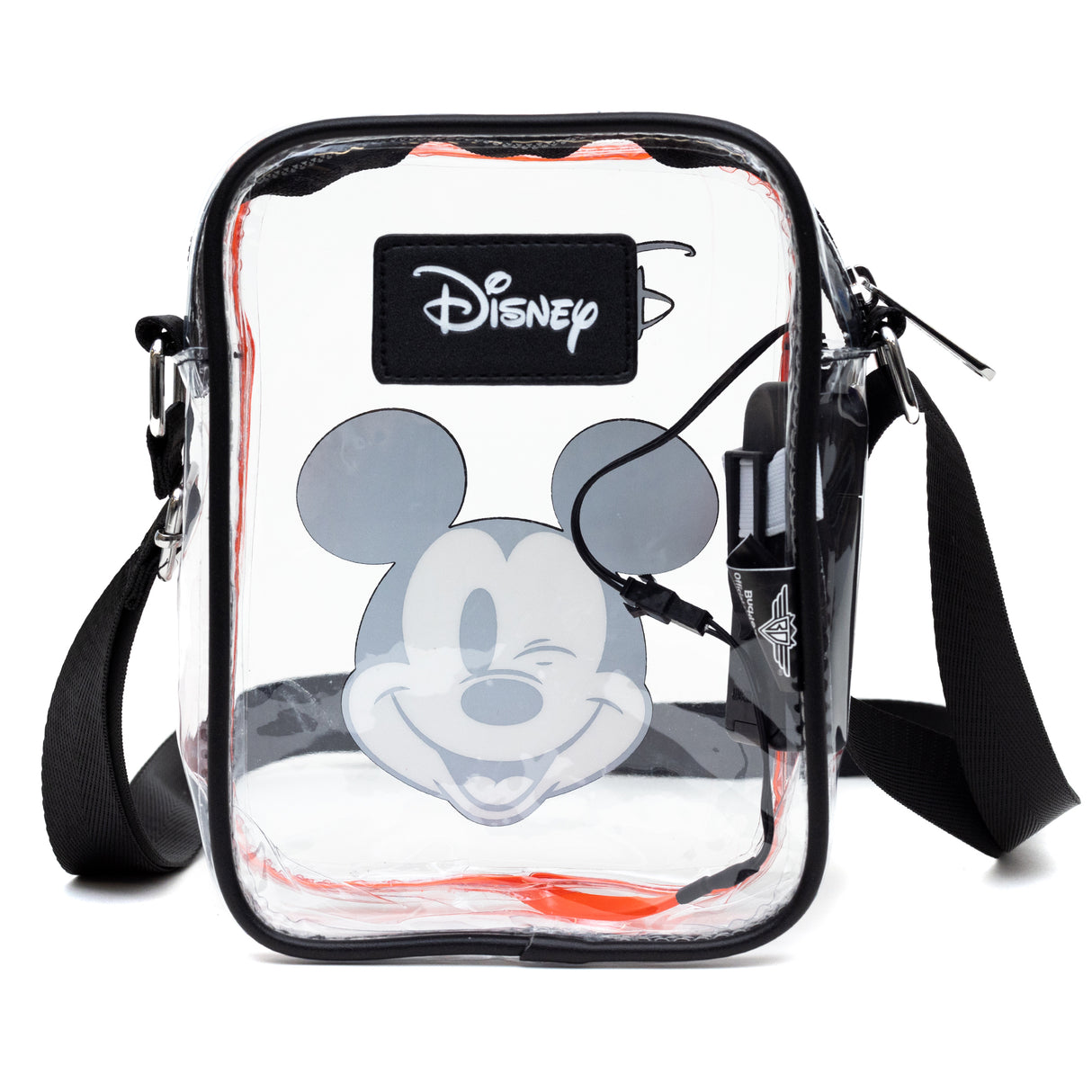 Disney LIGHT UP Mickey Mouse Clear LED Crossbody Bag