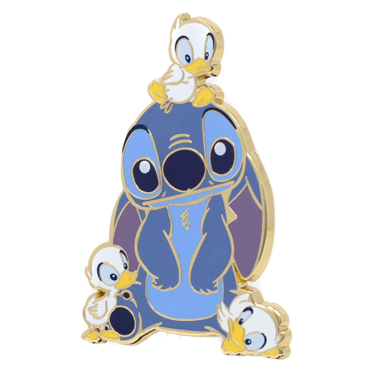 Disney Lilo and Stitch with Ducklings 2.25" Collectible Pin