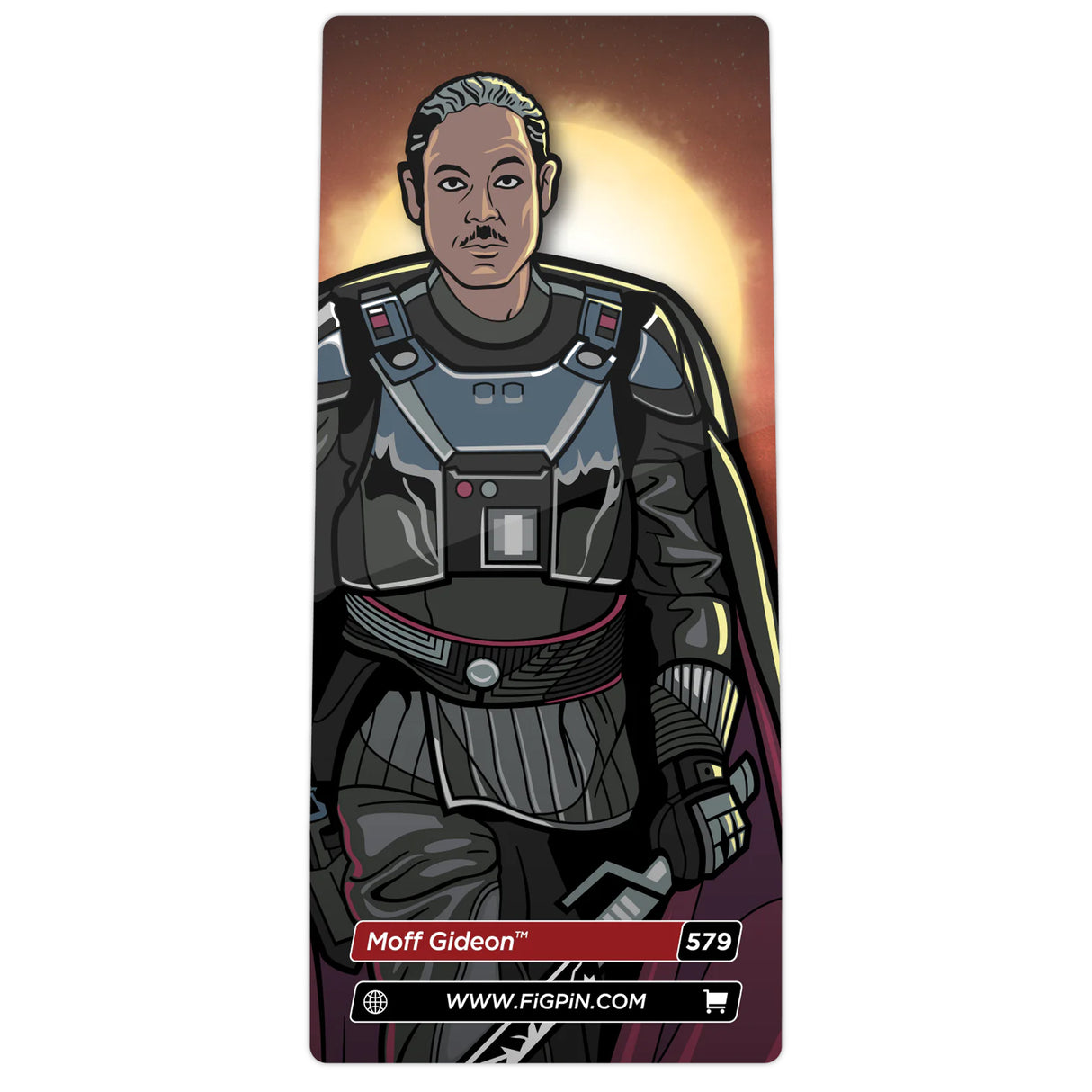 Star Wars The Mandalorian Moff Gideon 3" Collectible Pin #579