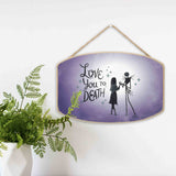 Nightmare Before Christmas Love You To Death Wall Decor