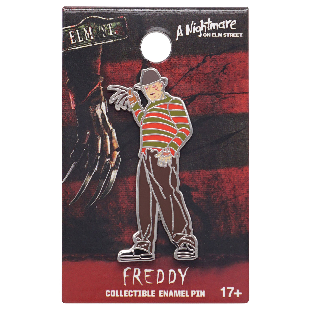 Nightmare on Elm Street Freddy Krueger 1.75" Collectible Pin