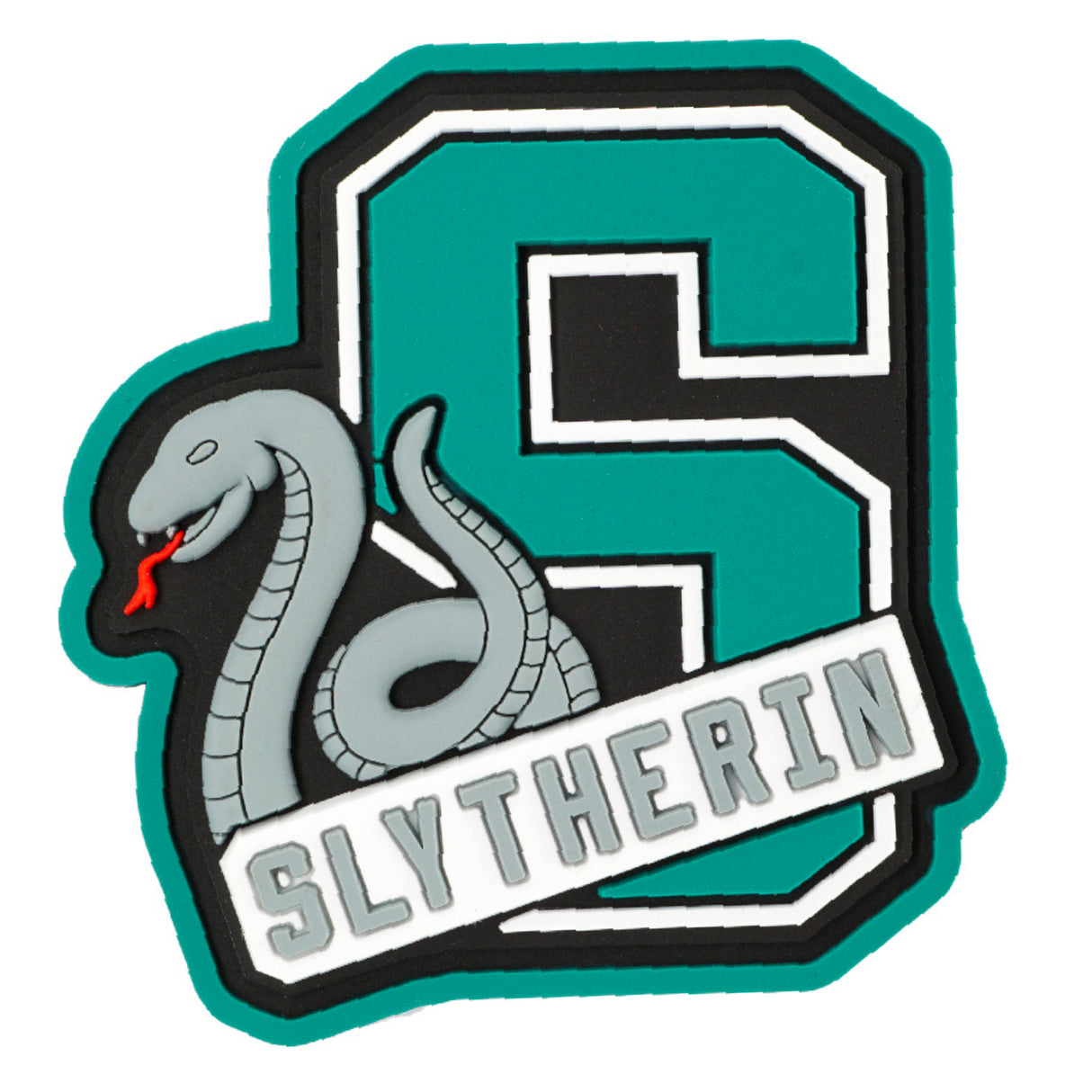 Slytherin Letterman Jacket Patch Soft Touch PVC Magnet