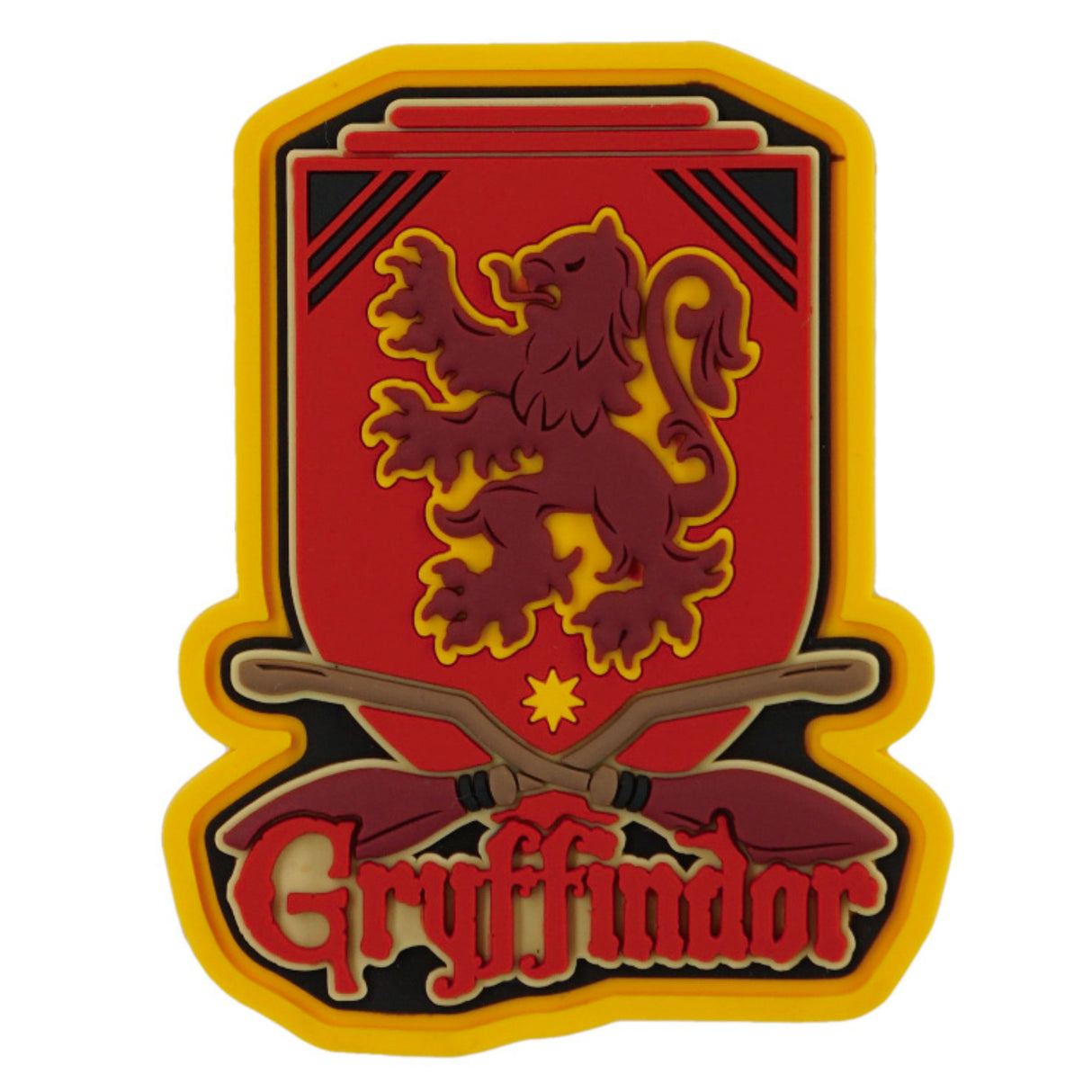 Gryffindor Quidditch Team Patch Soft Touch PVC Magnet