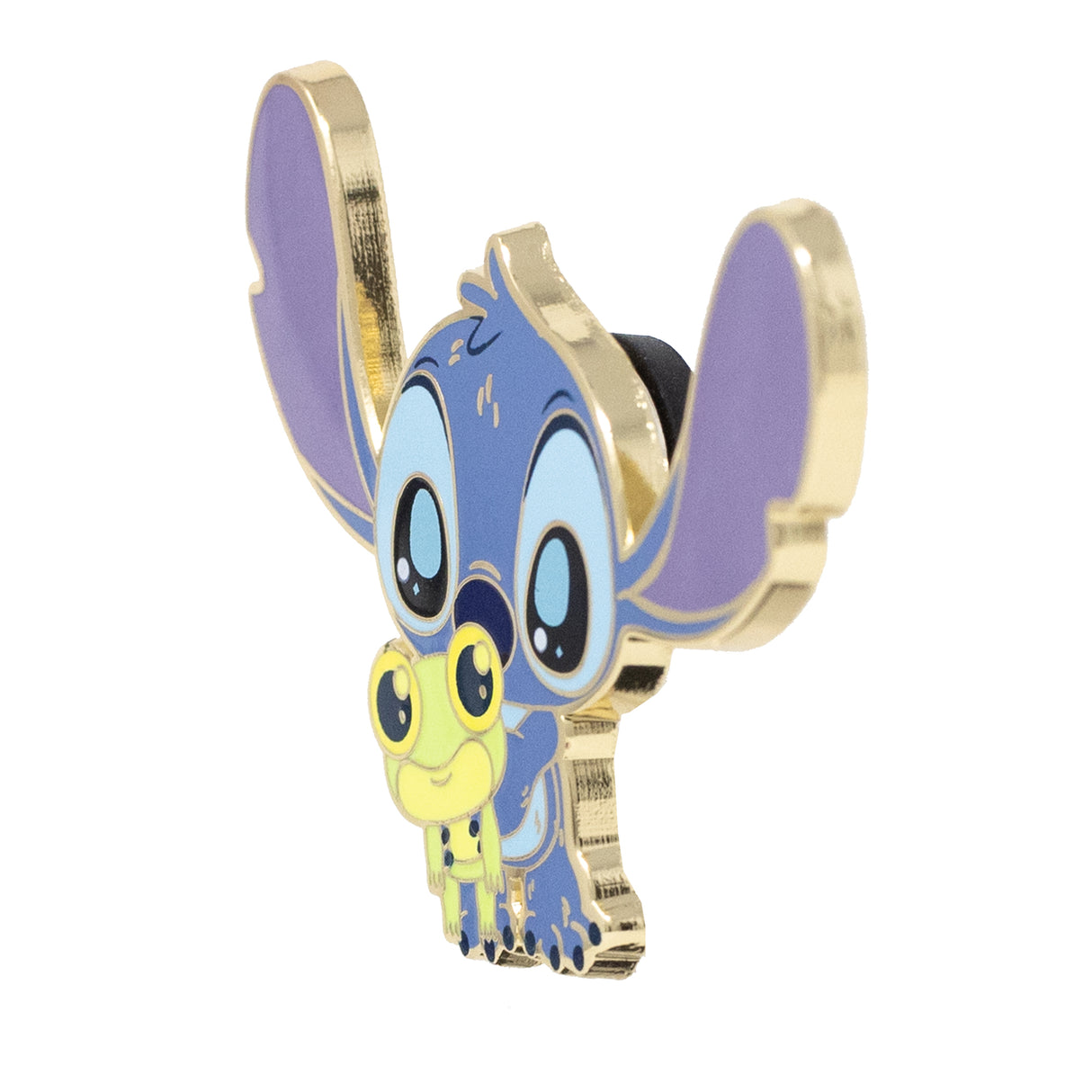 Disney Stitch Cutie Series - Stitch with Frog 2" Collectible Pin Special Edition 300 - NEW RELEASE