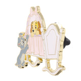 Disney Lady and the Tramp Puppy Love Crib 2.5" Collectible Pin Special Edition 300