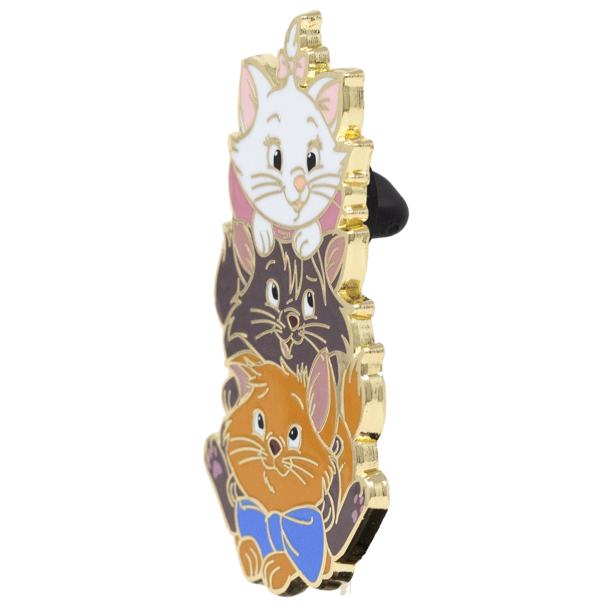 Disney The Aristocats Marie, Berlioz, and Toulouse 2.25" Collectible Pin - NEW RELEASE